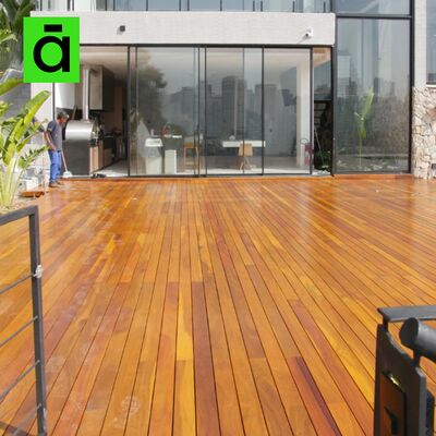 Deck de Cumaru Comercial 10 cm M2 - c/ peças acima de 2,00 m - 7836