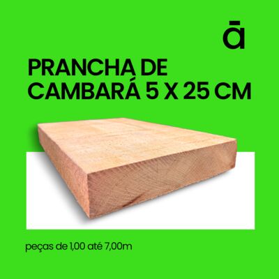 Prancha de Cambará 5x25 cm 