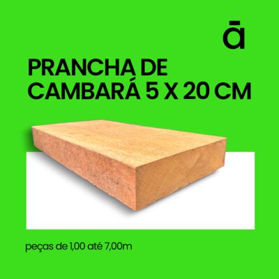 Prancha de Cambará 5x20 cm 