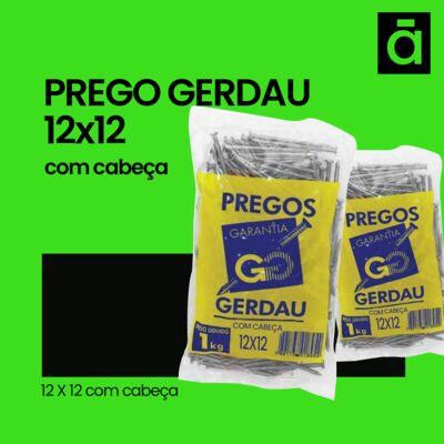 Prego Gerdau 12x12 Com Cabeça