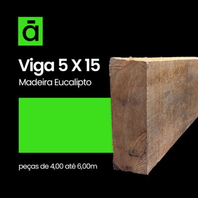 Viga de Eucalipto 5x15