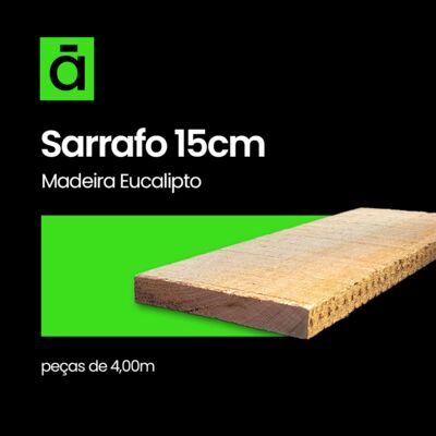 Sarrafo de Eucalipto 15cm