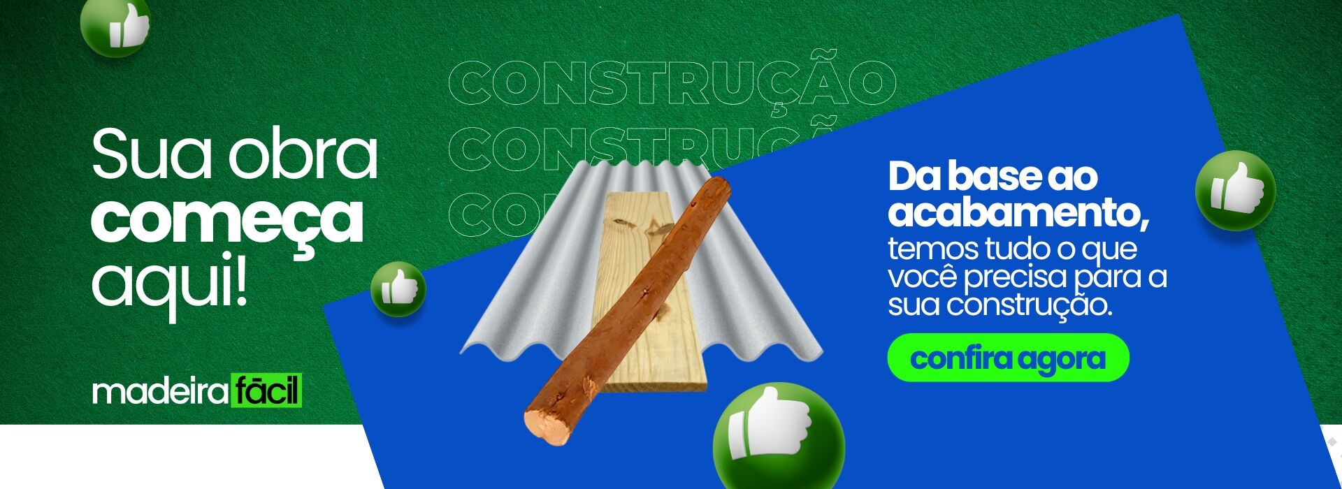 madeira para construção